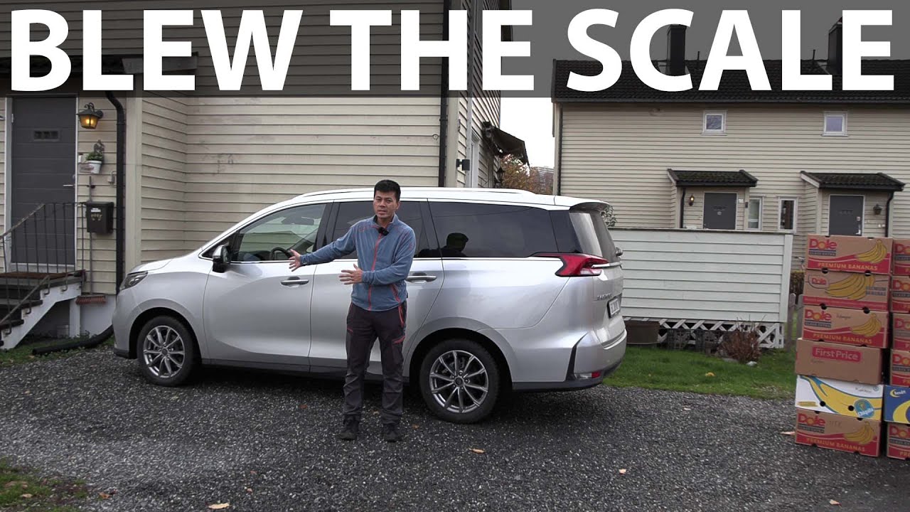 Maxus Euniq 5 banana box test