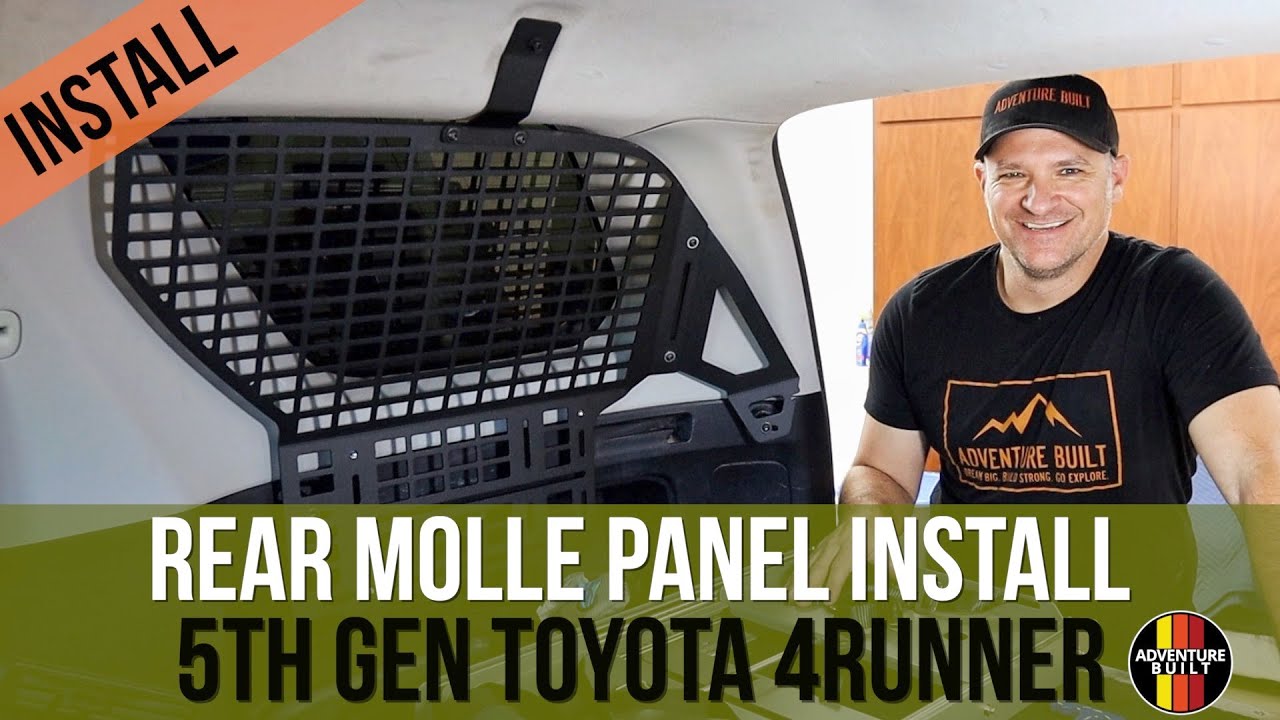 HOW TO INSTALL BULLETPROOF MOLLE PANELS FROM CALI RAISED LED | 5TH GEN TOYOTA 4RUNNER | ORGANIZE!
