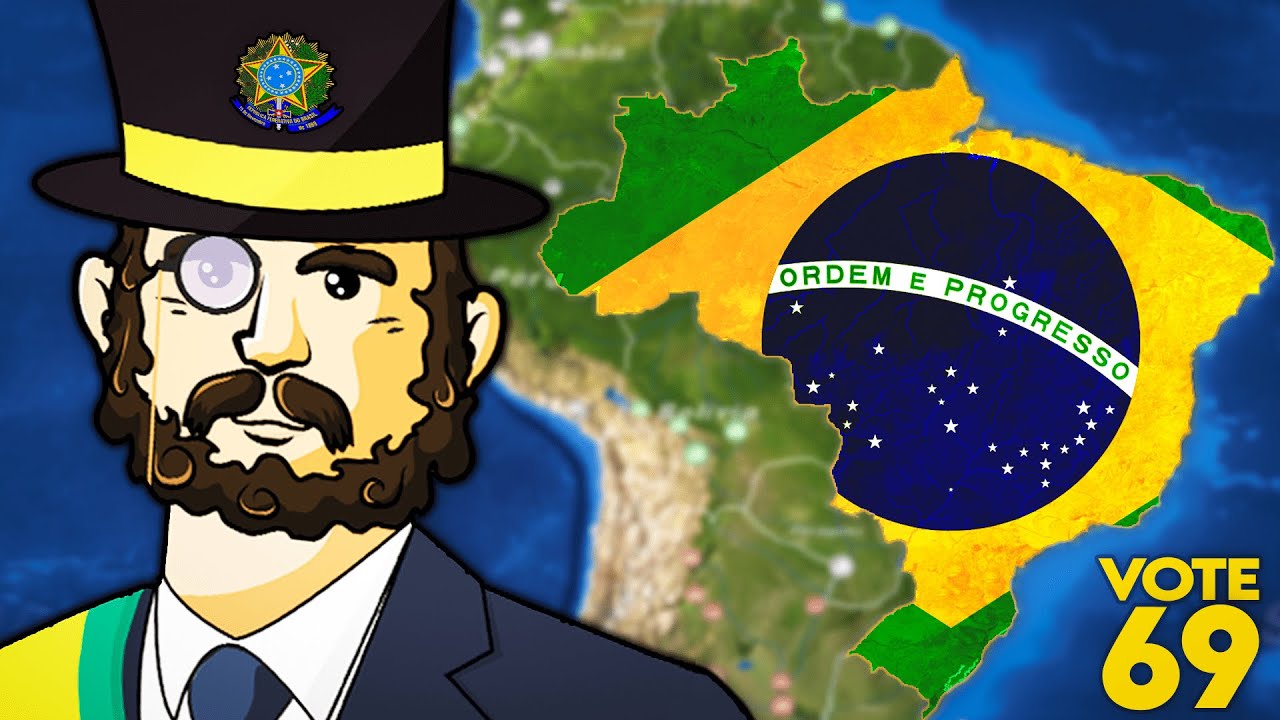 VIREI PRESIDENTE do BRASIL no GEO-POLITICAL SIMULATOR 5!