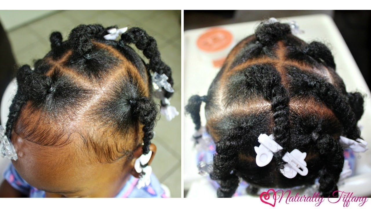 How I moisturize and style my 1 year old's type 4B/4C Hair!