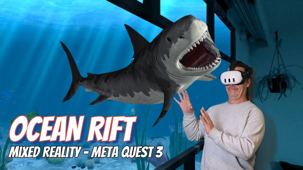 HAIE füttern in Mixed Reality ❗️OCEAN RIFT  | Metaquest 3 | #metaquest3 #vr #mixedreality