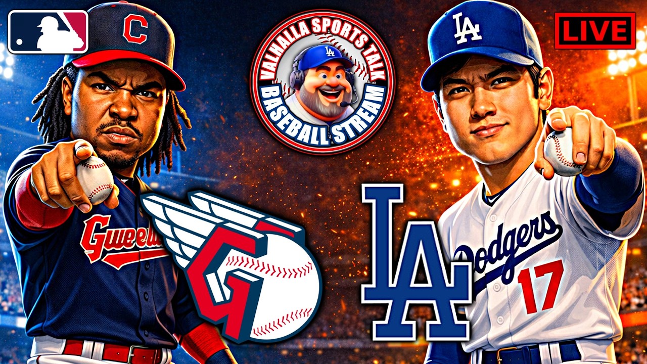 ⚾ Los Angeles Dodgers vs Cleveland Guardians LIVE 🔴 | MLB LIVE STREAM | Watch Party & Play-By-Play