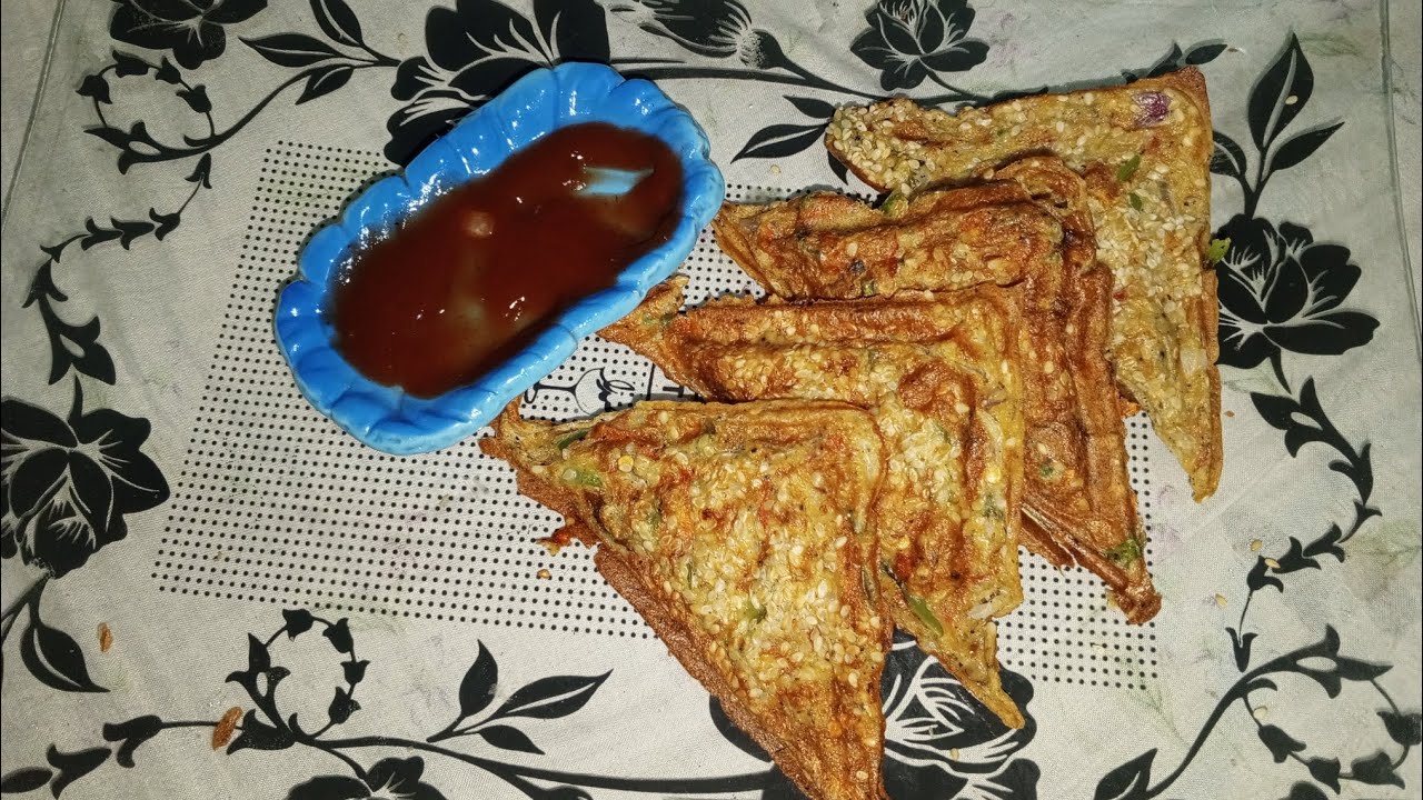 No Bread Sandwich Recipe/ Liquid Dough Egg Vegas Sandwich in Sandwich Maker/Tea Time Snacks Recipe 