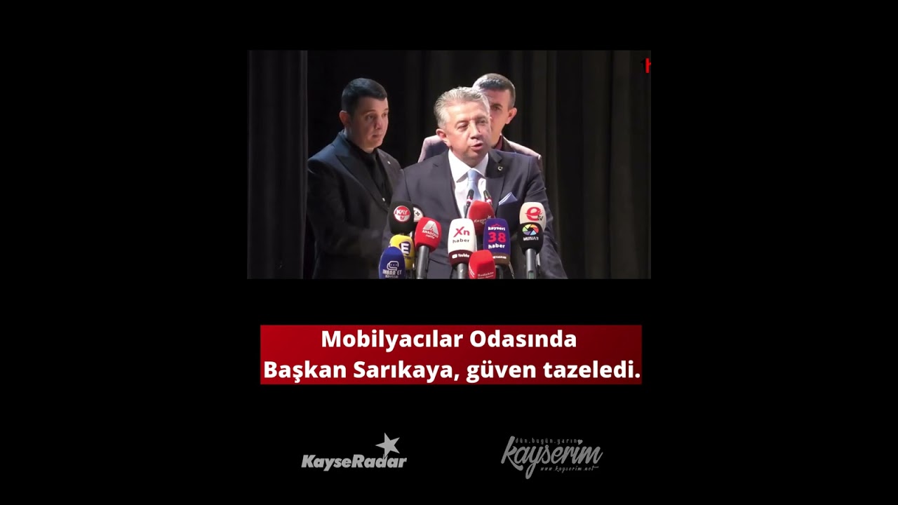 Mobilyacılar Odasında Başkan Sarıkaya, güven tazeledi