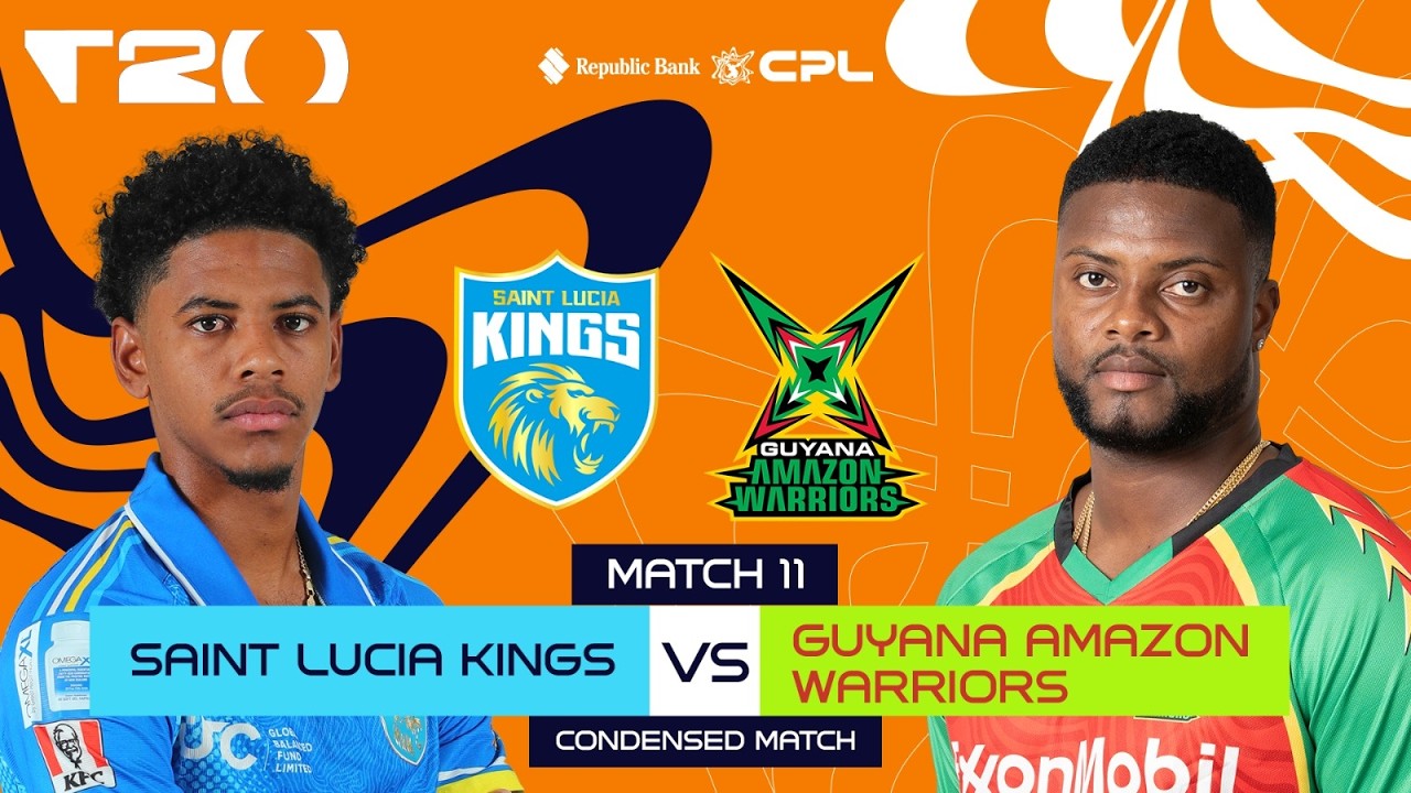 Condensed Match | Saint Lucia Kings vs Guyana Amazon Warriors | CPL 2026