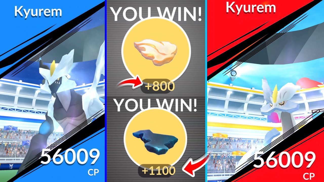 Global White & Black Kyurem raids with FUSION ENERGY are Live -Pokemon GO