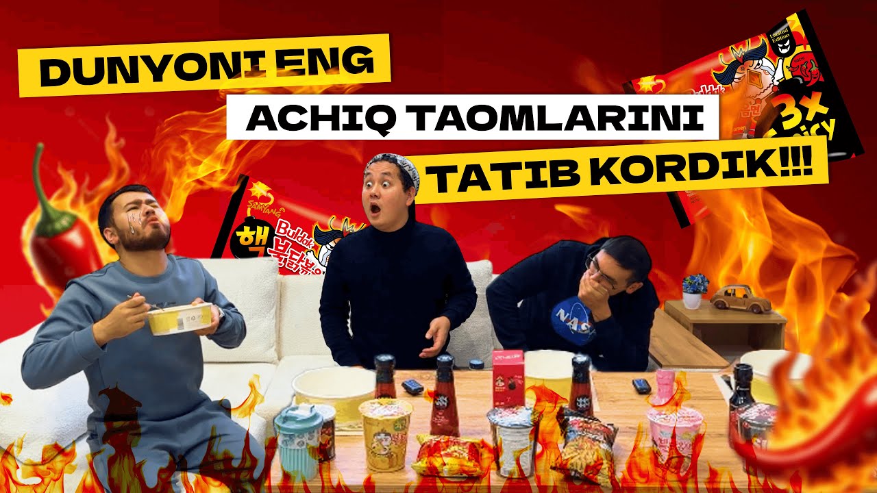 Dunyoni Eng Achchiq Taomlarini Tatib Kordik  | Yutug’ 10.000.000 so’m!