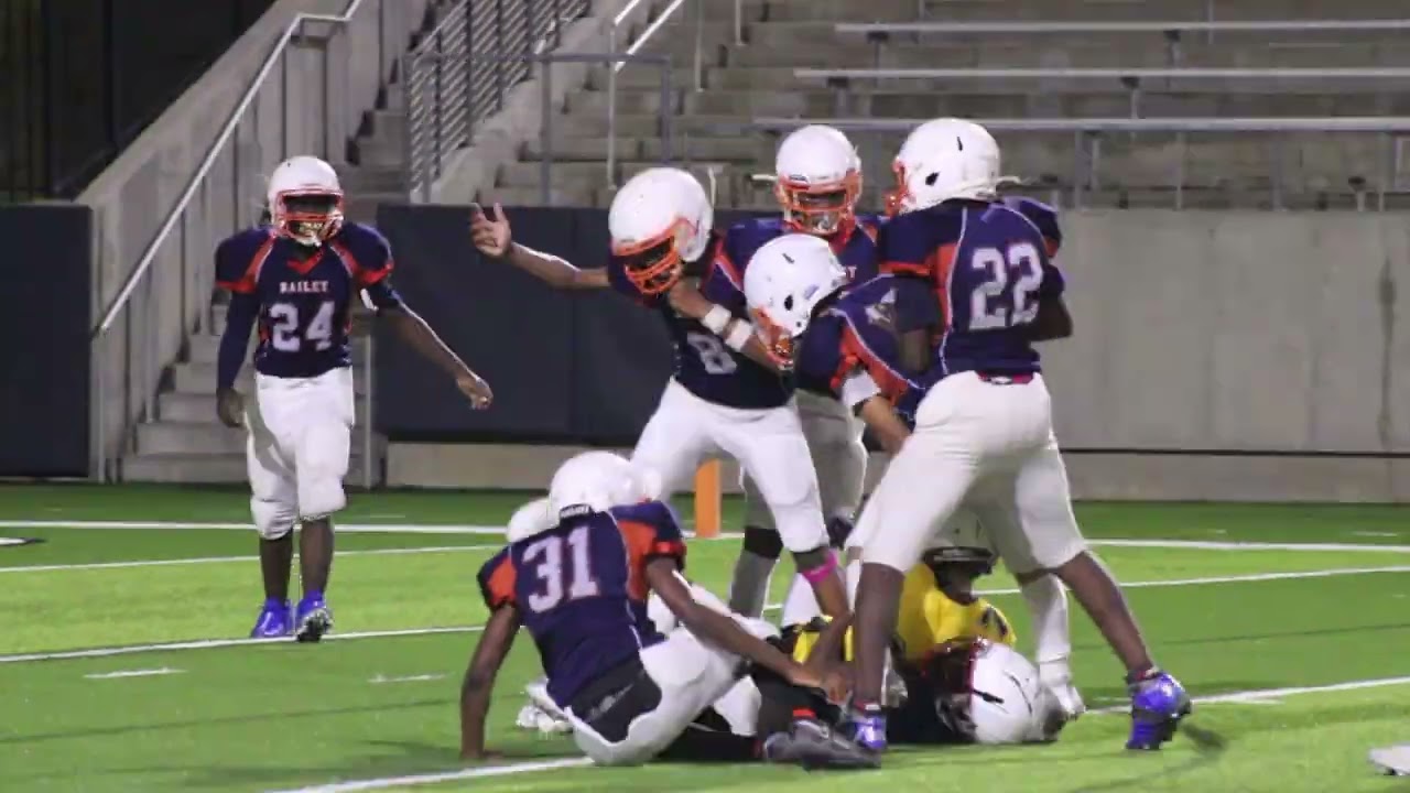 Bailey MS vs Twin Creeks | 8th Grade Football 2024 Spring ISD District Game | BAILEY-BTV