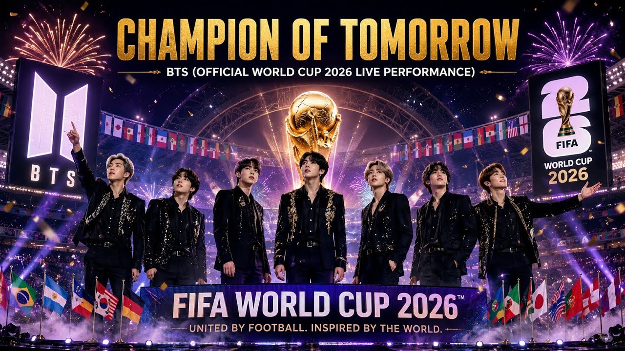 Champion Of Tomorrow - BTS (Official World Cup 2026 Live Performance) 