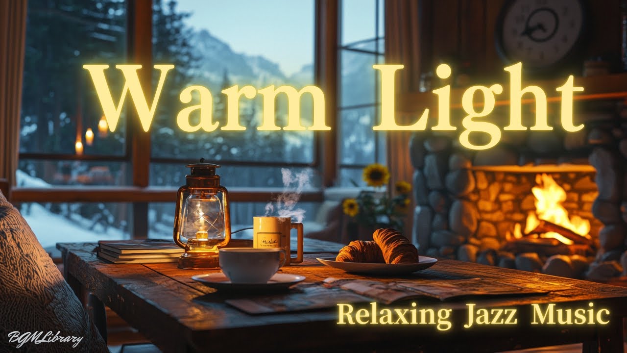Cozy Winter Jazz by the Fireplace ☕A Warm Place That Feels Like Home ｜ Pause & Unwind(No Lyrics)