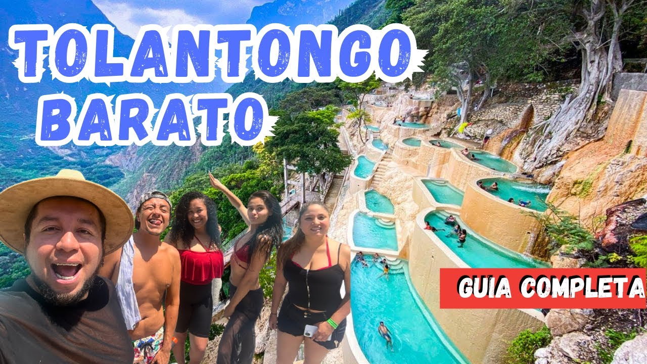 Las GRUTAS de TOLANTONGO paraiso terrenal con AGUAS TERMALES color  TURQUEZA...