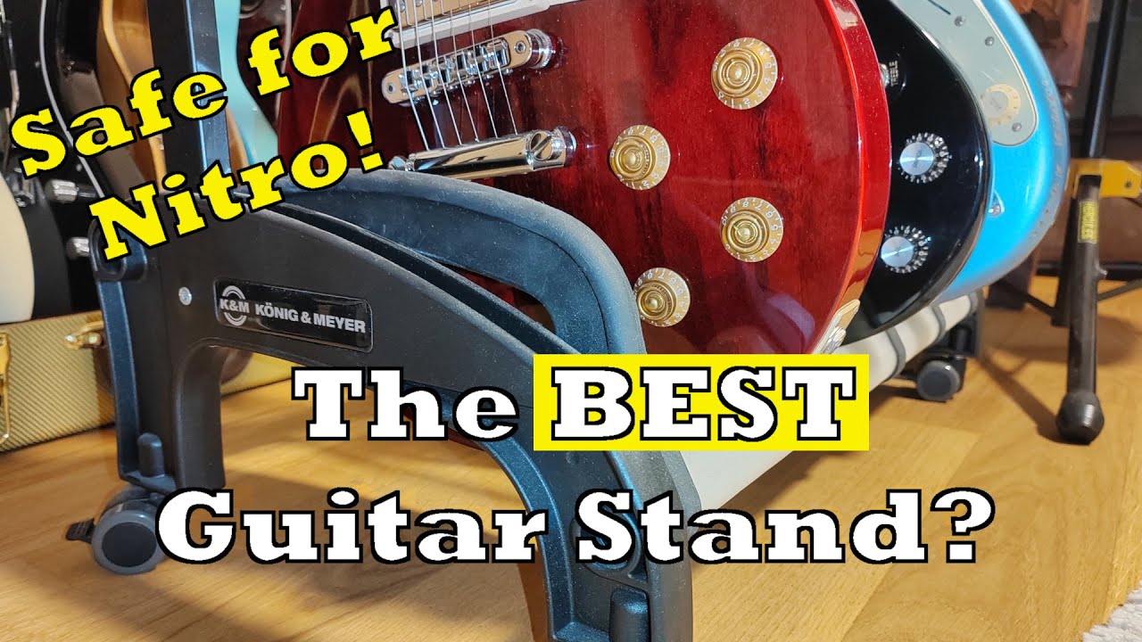 SAFE for Nitro Lacquer Finishes! GUARDIAN Multi Guitar Stand by K&M