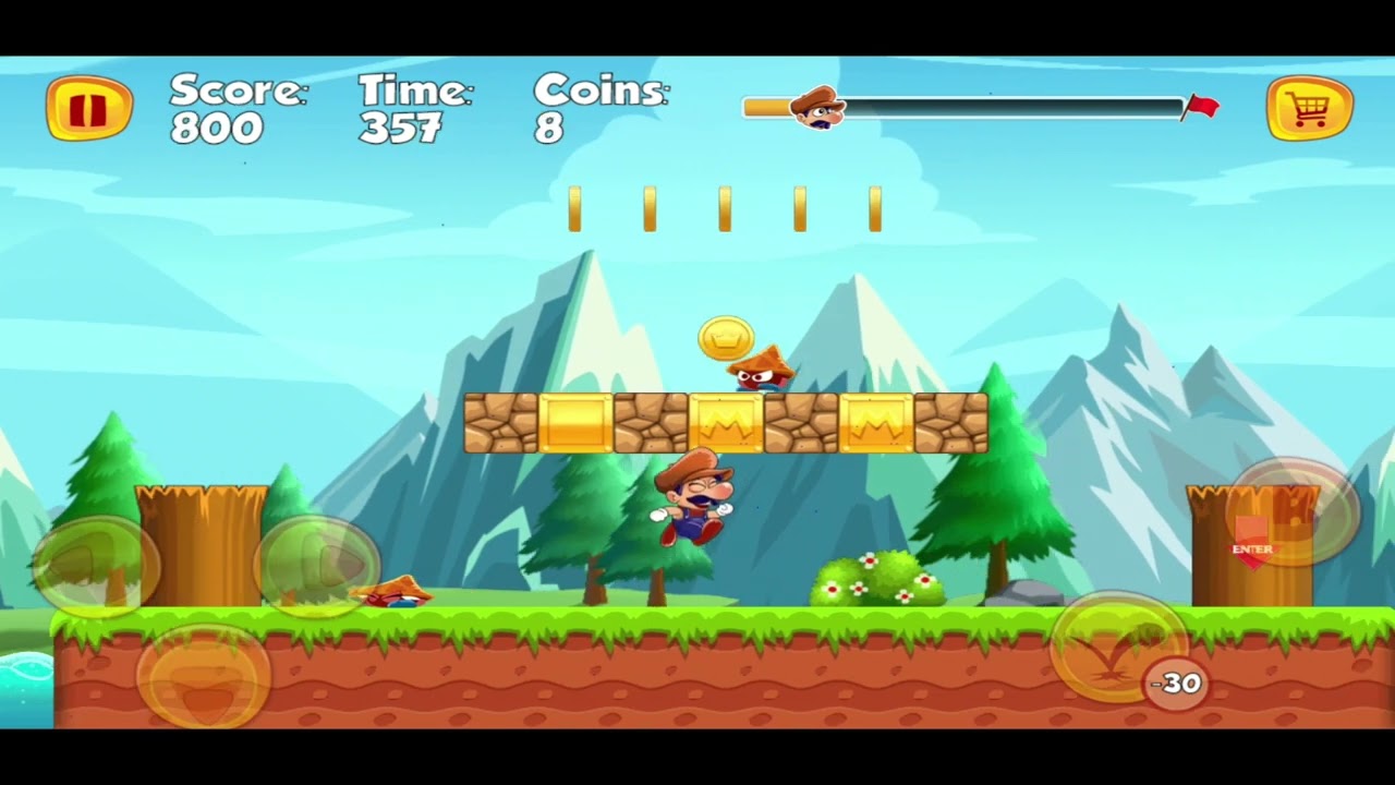 🕹 Super Bino Go: Adventure Jungle | Level 001 | Mobile Games | OneSoft Global | Android | Video Game