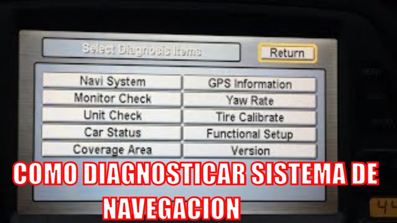 Como chequear el sistema de navegación Honda Odyssey -