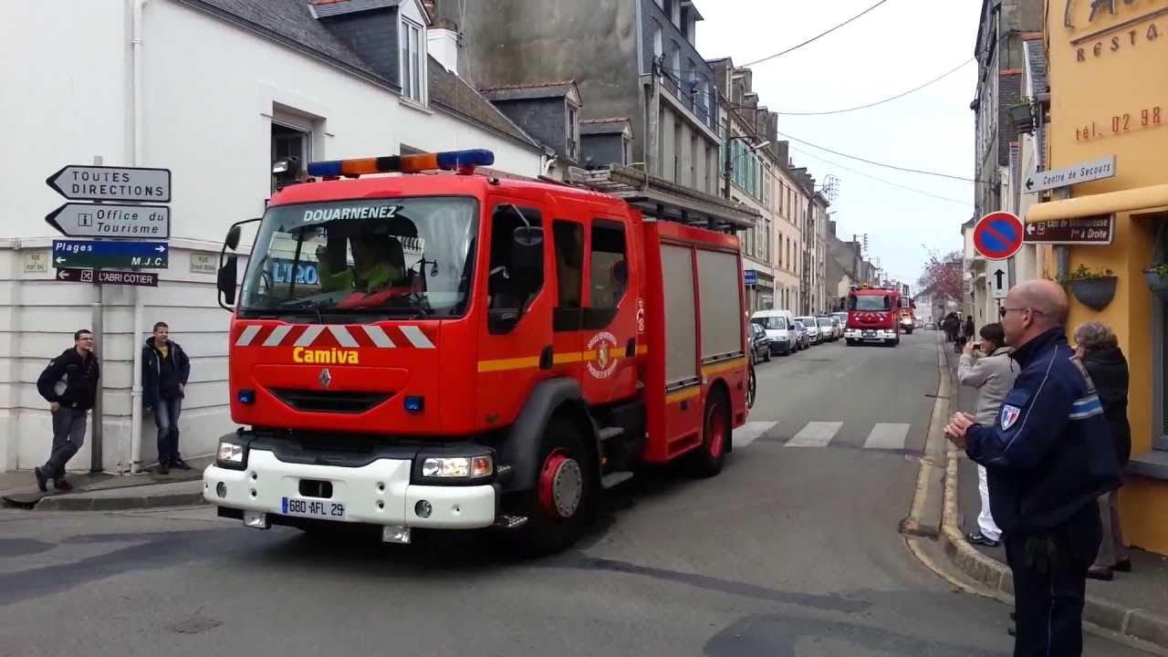 BRETAGNE FINISTERE DOUARNENEZ  DEMENAGEMENT  DE  LA  CASERNE DES  POMPIERS  LE  22  AVRIL  2013