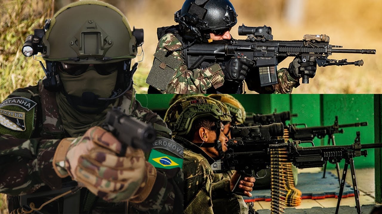 Todas as Armas do Exército Brasileiro | Pistolas | Snipers | Granadas | etc