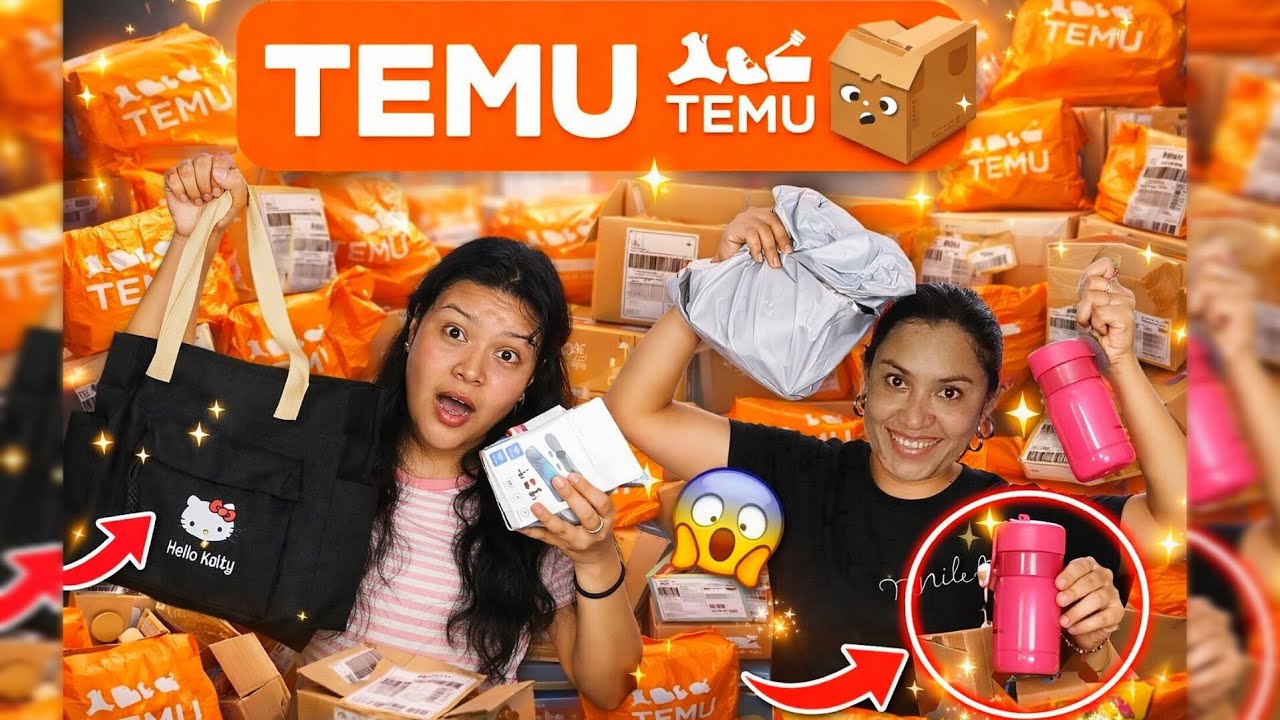Lo que pedimos VS lo que nos llego de TEMU 😱📦
