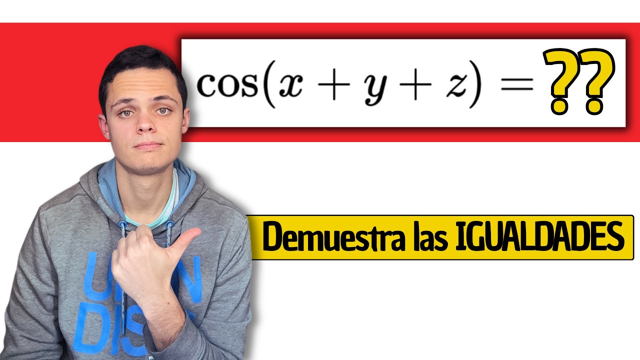 2 IGUALDADES TRIGONOMÉTRICAS | Demostradas Paso a Paso