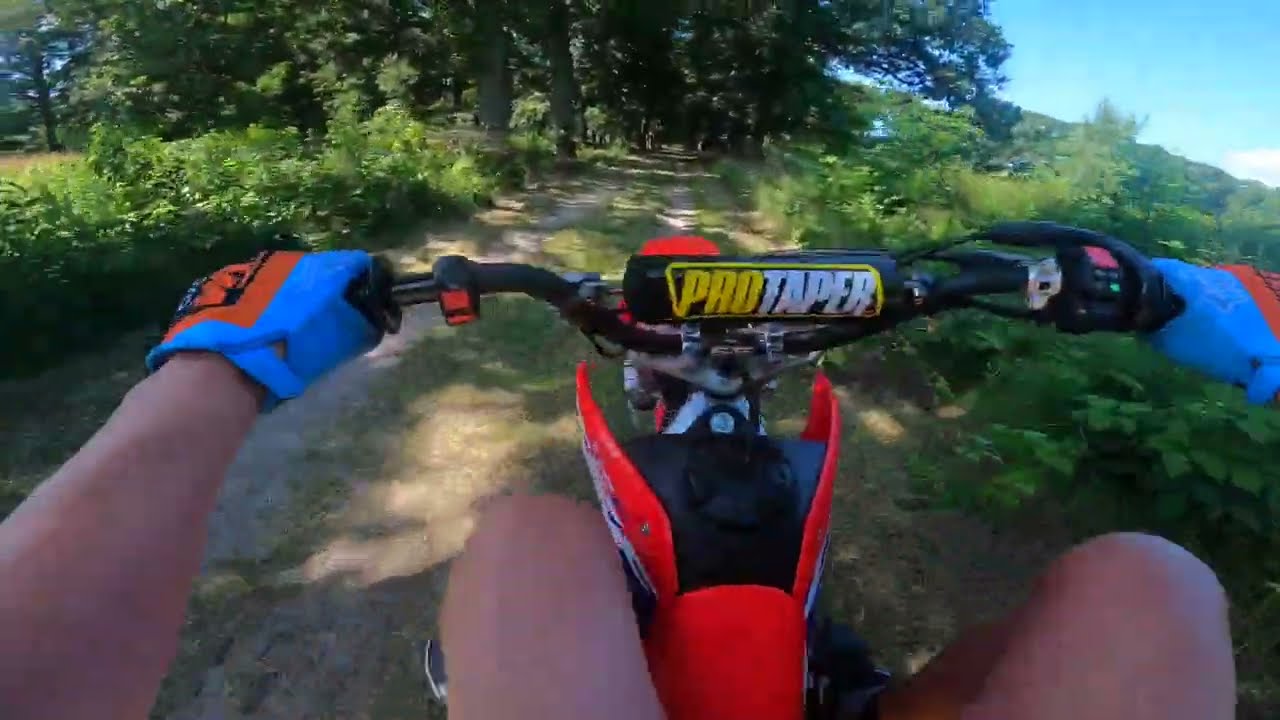 RIDING a NEW 2022 Honda CRF110f *Mountainbike Single Tracks*