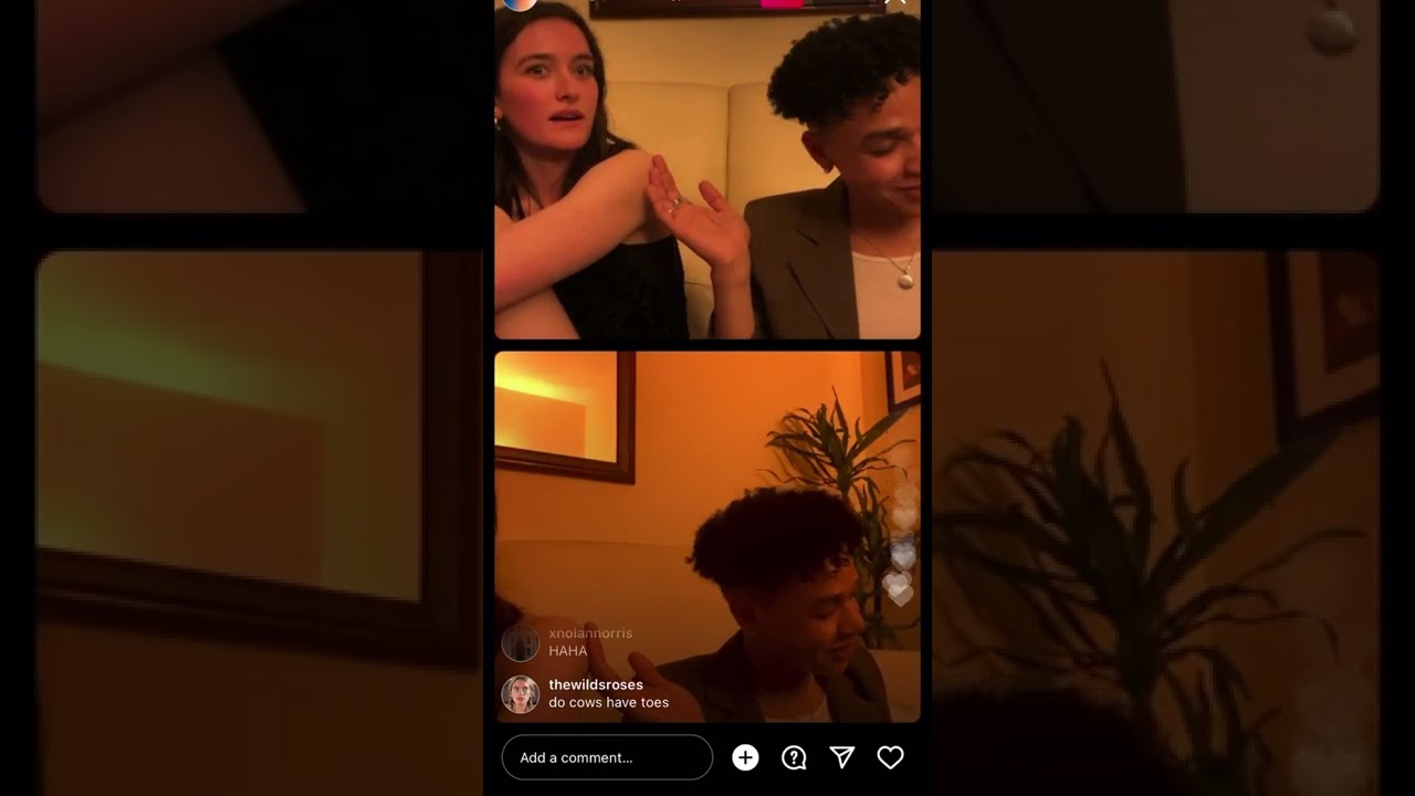 Sarah Pidgeon & Miles insta live