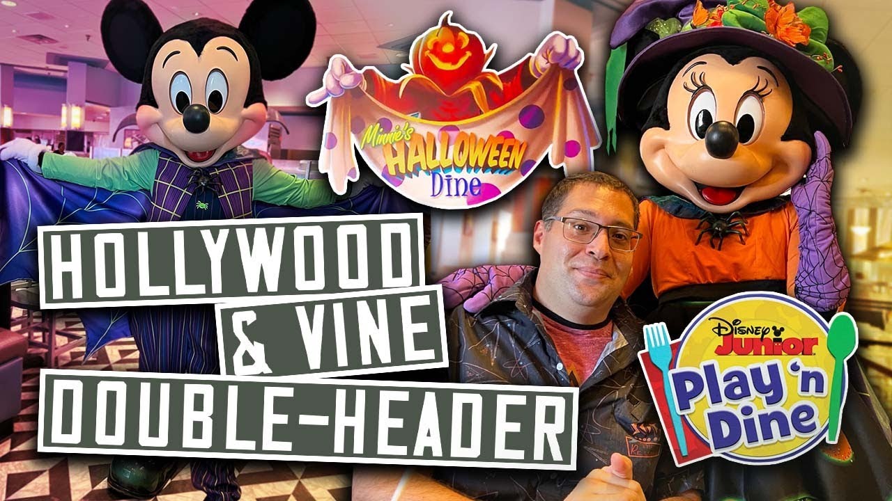 Hollywood & Vine Character Buffets Return to Disney World - EPIC DOUBLE REVIEW