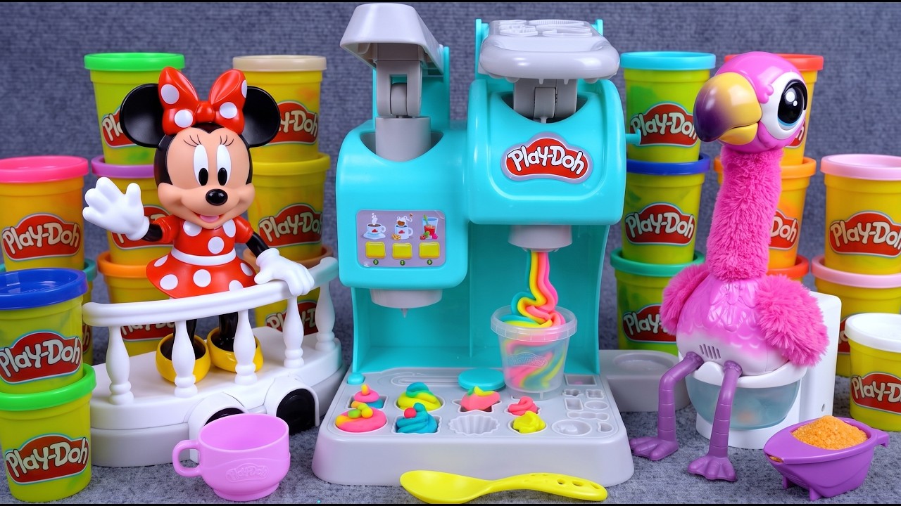 60 Minutes Satisfying with Unboxing Minnie Mouse & Flamingo Ice Cream Play Doh Toys Playset ASMR