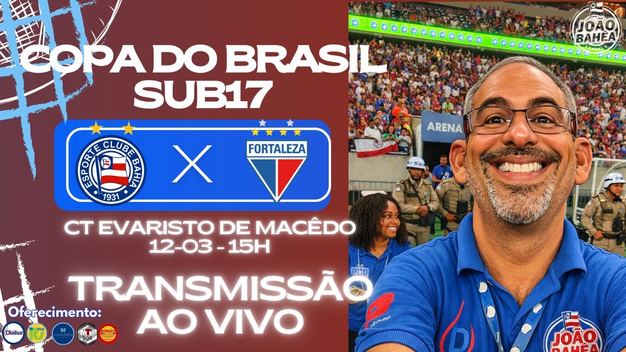 🚨#COPADOBRASILSUB17 - 🇫🇷#BAHIA x 🇨🇿#FORTALEZA - #OITAVAS - #JOGODEVOLTA 📱