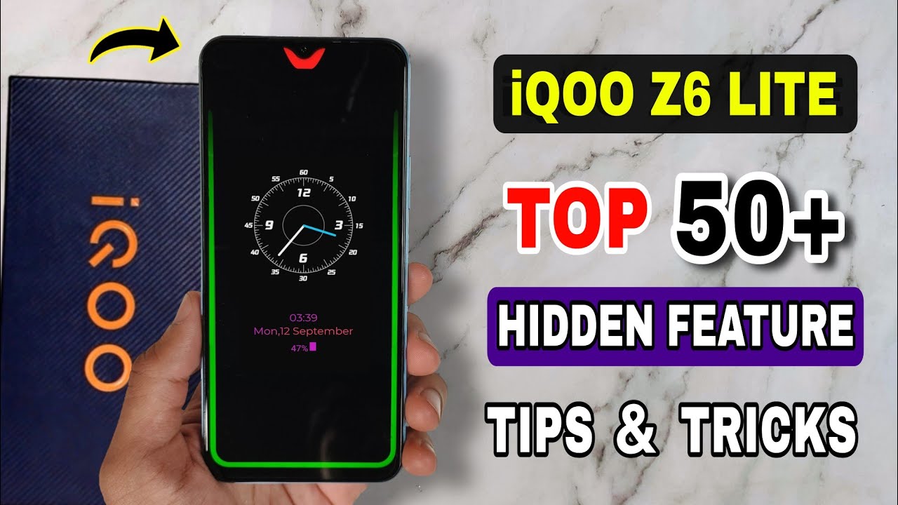 iQOO Z6 lite 5g Tips & Tricks | iqoo z6 lite hidden features, camera setting | iqoo Z6 lite features