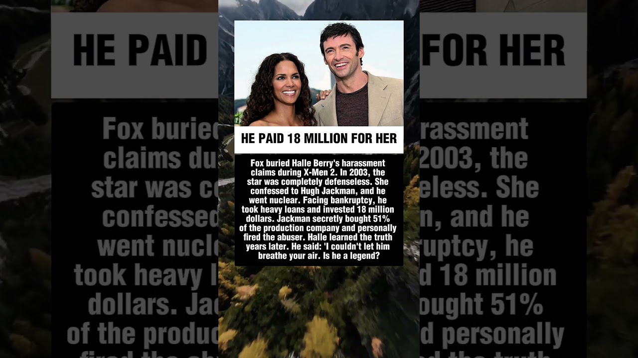 HE PAID 18 MILLION FOR HER.Halle Berry #hollywood #stories #news