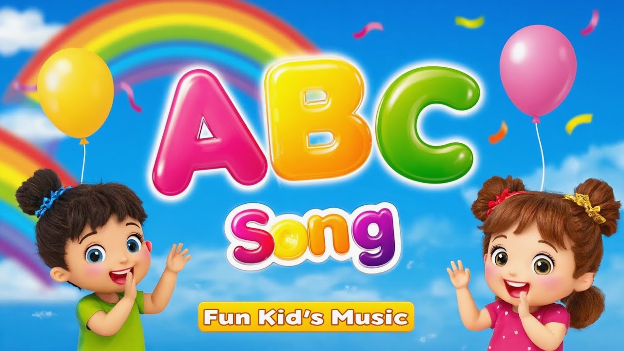 ABC Song 🌈 | Fun Nursery Rhyme & Learning Song for Kids