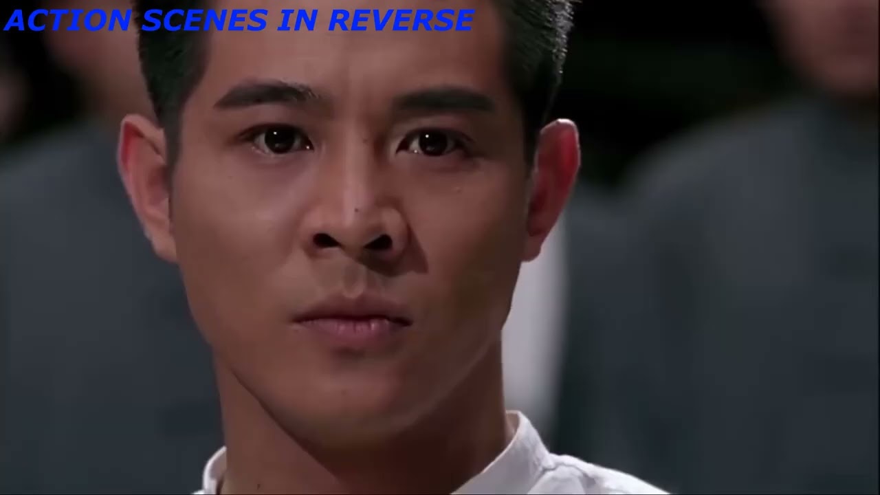 Jet Li Fist of Legend Fight in Reverse!