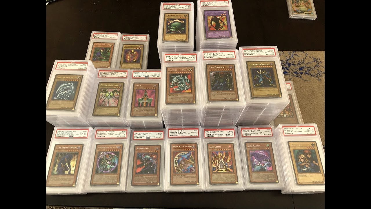 My ENTIRE  PSA Graded Yu-Gi-Oh! Collection!!! SO MUCH OLD SCHOOL!!!