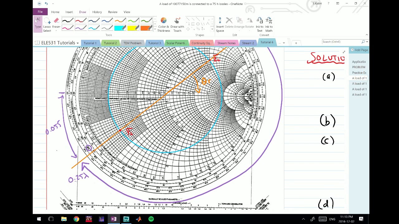 Smith Chart Problem #3