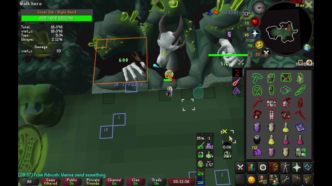 Example Cox Solo run sub 14