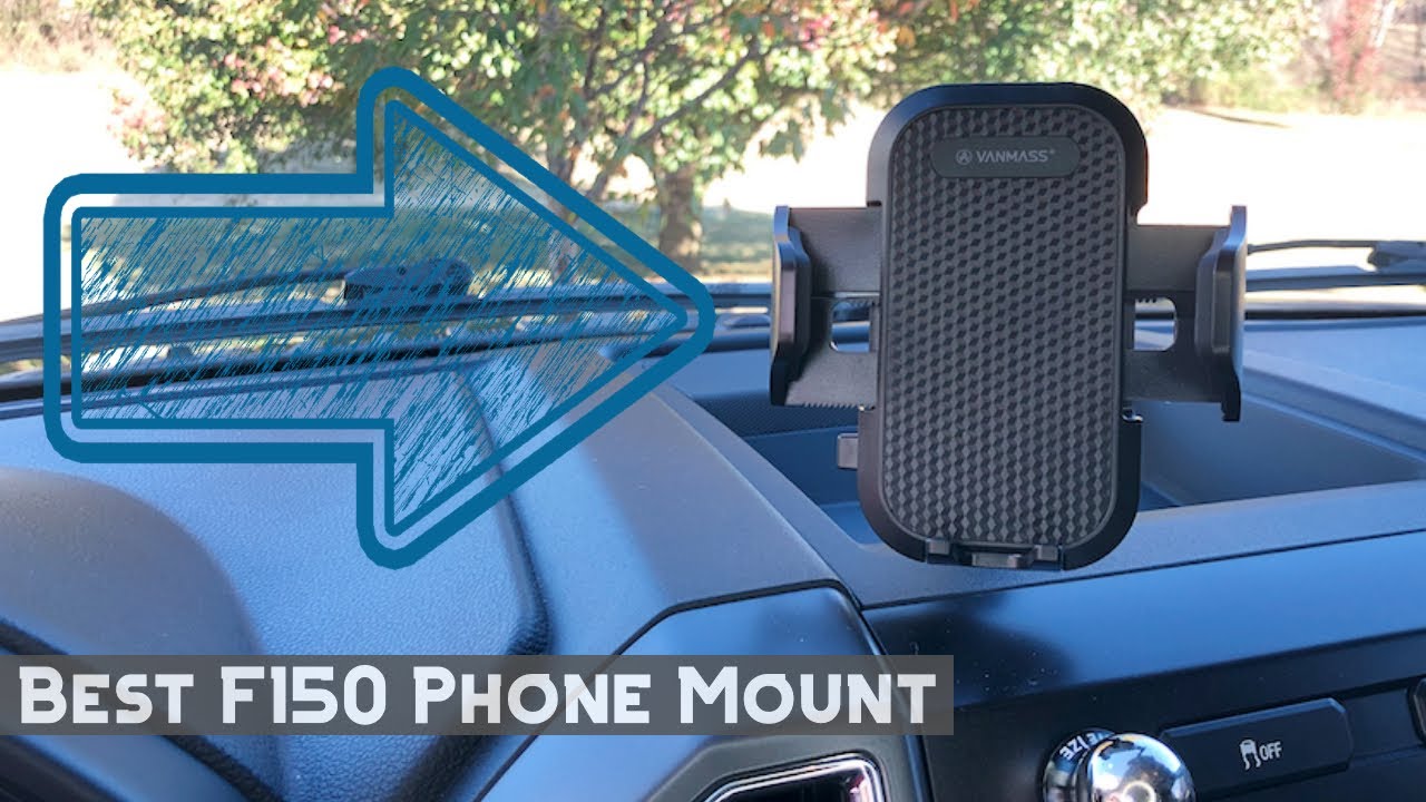 Ford F150 Phone Holder Option - Vanmass Dash, Window or Vent Phone Mount Review and Install