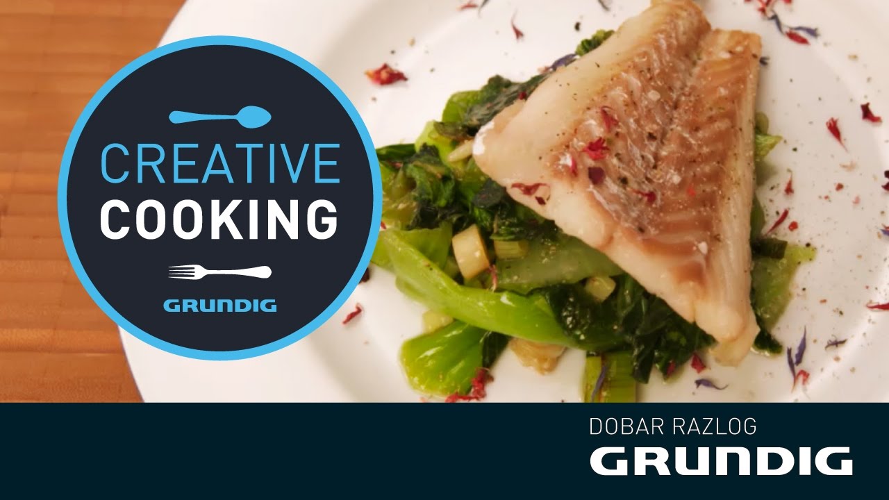 Creative cooking 4 - Palačinke sa skutom i bijeli bakalar s palentom by Luka Nižetić | GRUNDIG