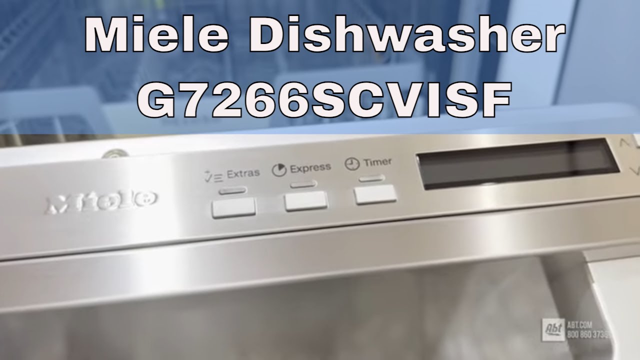 Обзор посудомоечной машины Miele G7266SCVISF