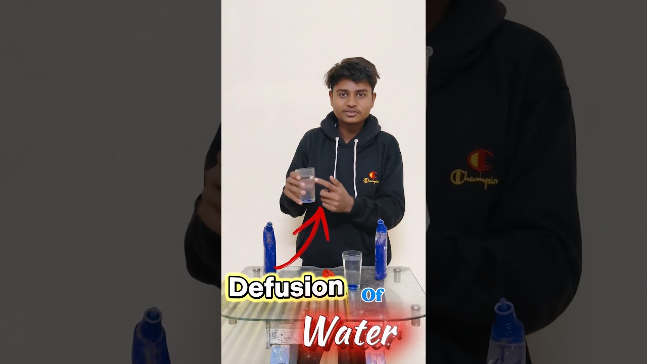 Mind-Blowing Water Experiment! Hot vs Cold Diffusion 🔥❄️ 