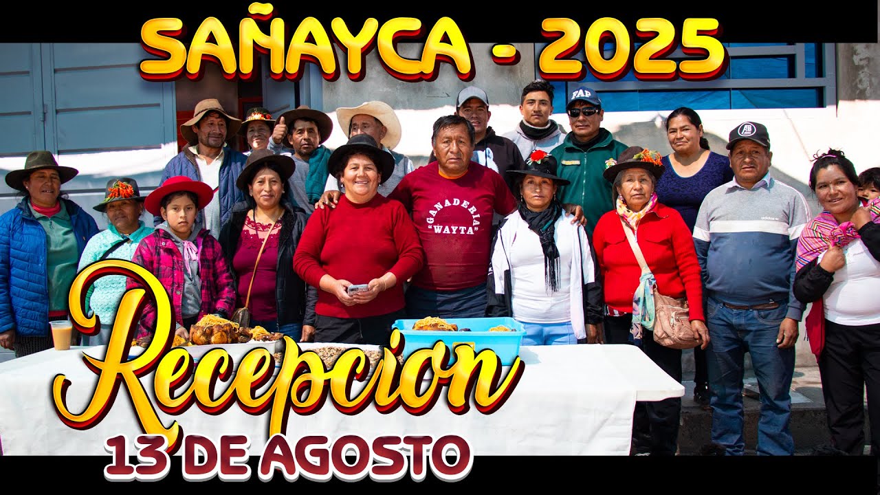 SAÑAYCA 2025 // CHALHUANCA AYMARAES - APURIMAC, GRAN RECEPCION DE FAMILIARES, MUSICOS  ARPA Y VIOLIN