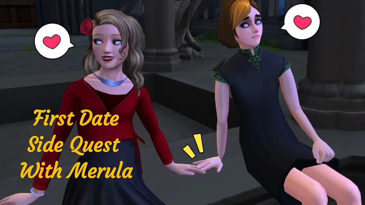 First Date With Merula Side Quest Harry Potter Hogwarts Mystery