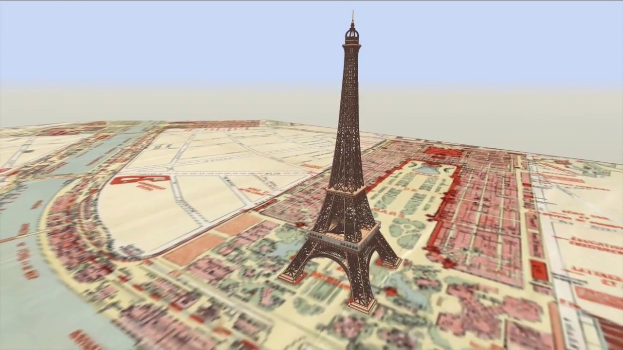 Eiffel Tower: Animated Construction Timelapse