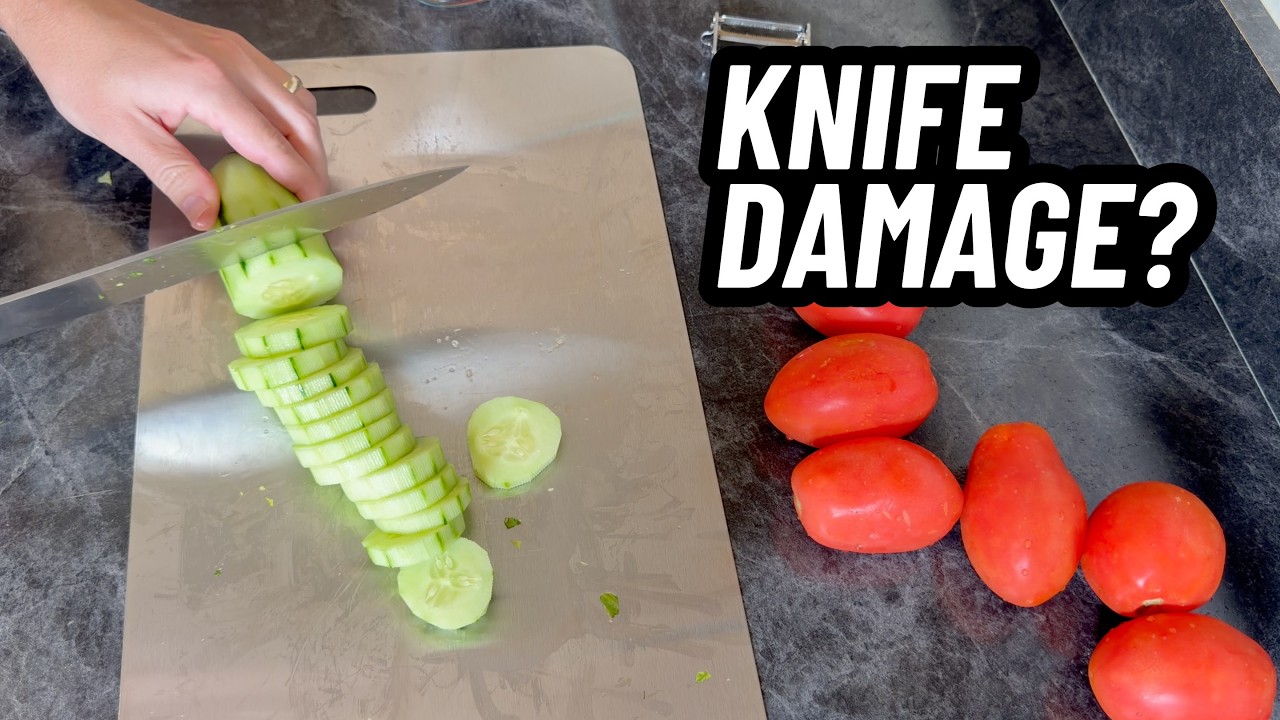 GoodArtificer Titanium Cutting Board Set Review | Easy Clean Non-Porous Bacteria-Resistant Metal