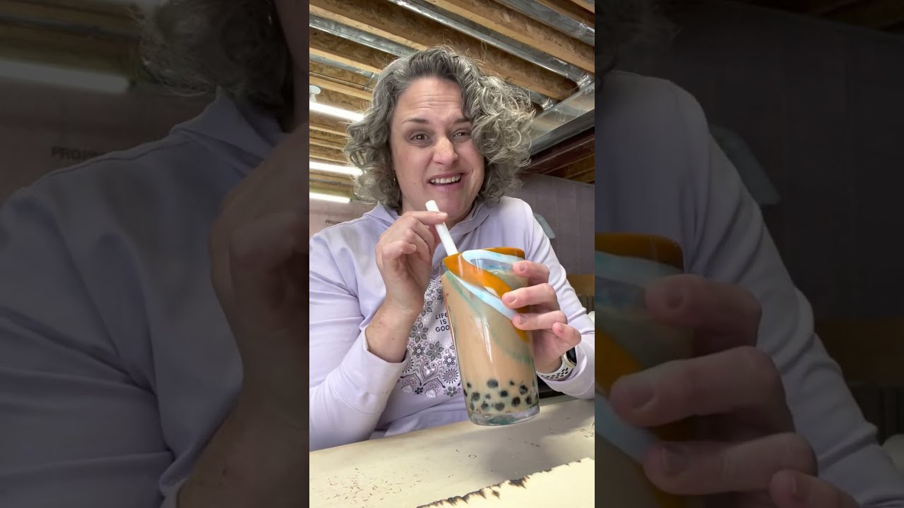 Boba Tea Straw - Made in USA, Reusable, Angled End