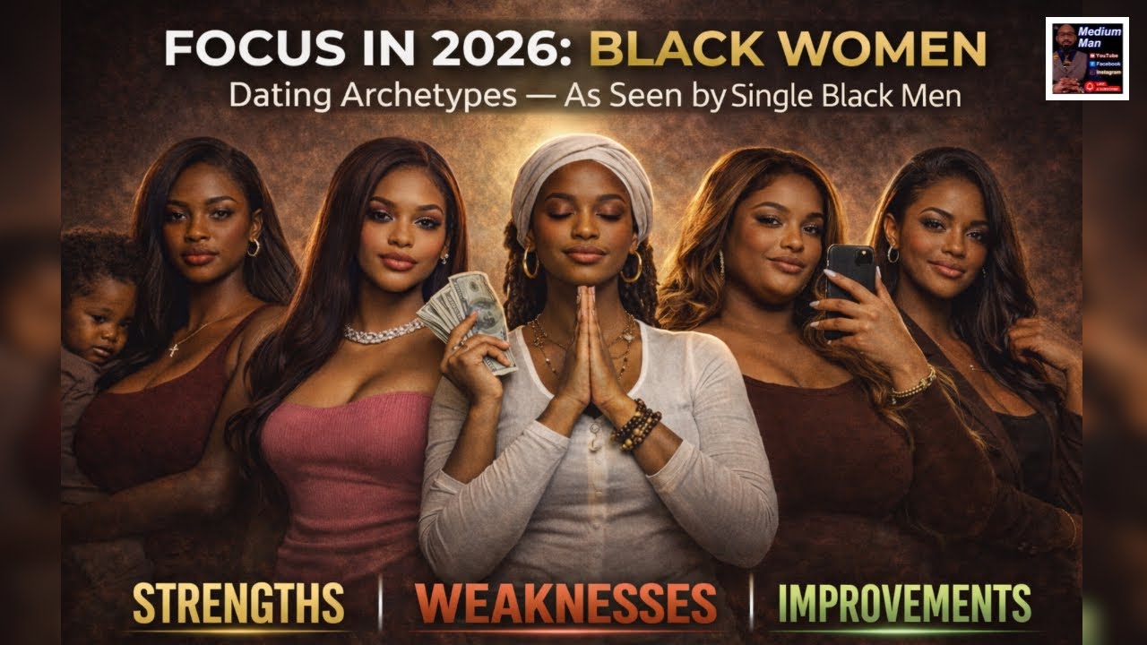 MML: Black Women Archetypes Explained: How Single Black Men View You on the Dating Market!