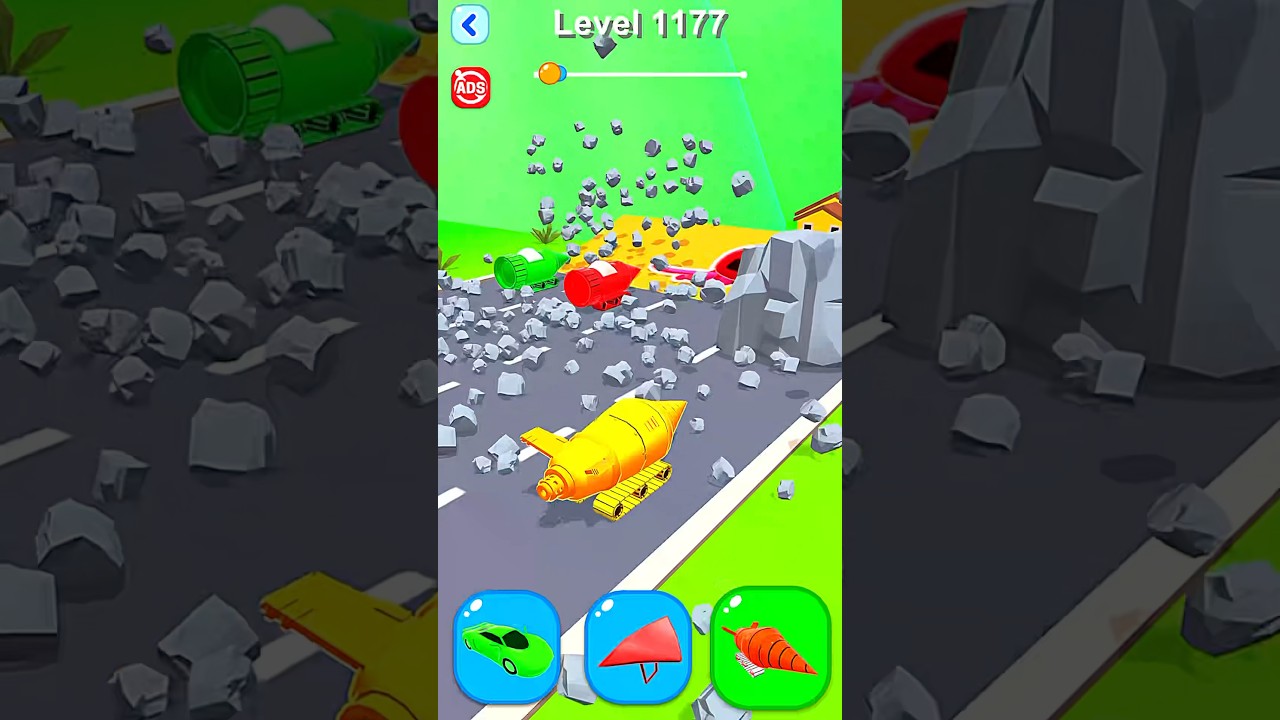 Shape-shifting Funny Race Gameplay new hyper casual games #shapeshifting #gameplay #shorts