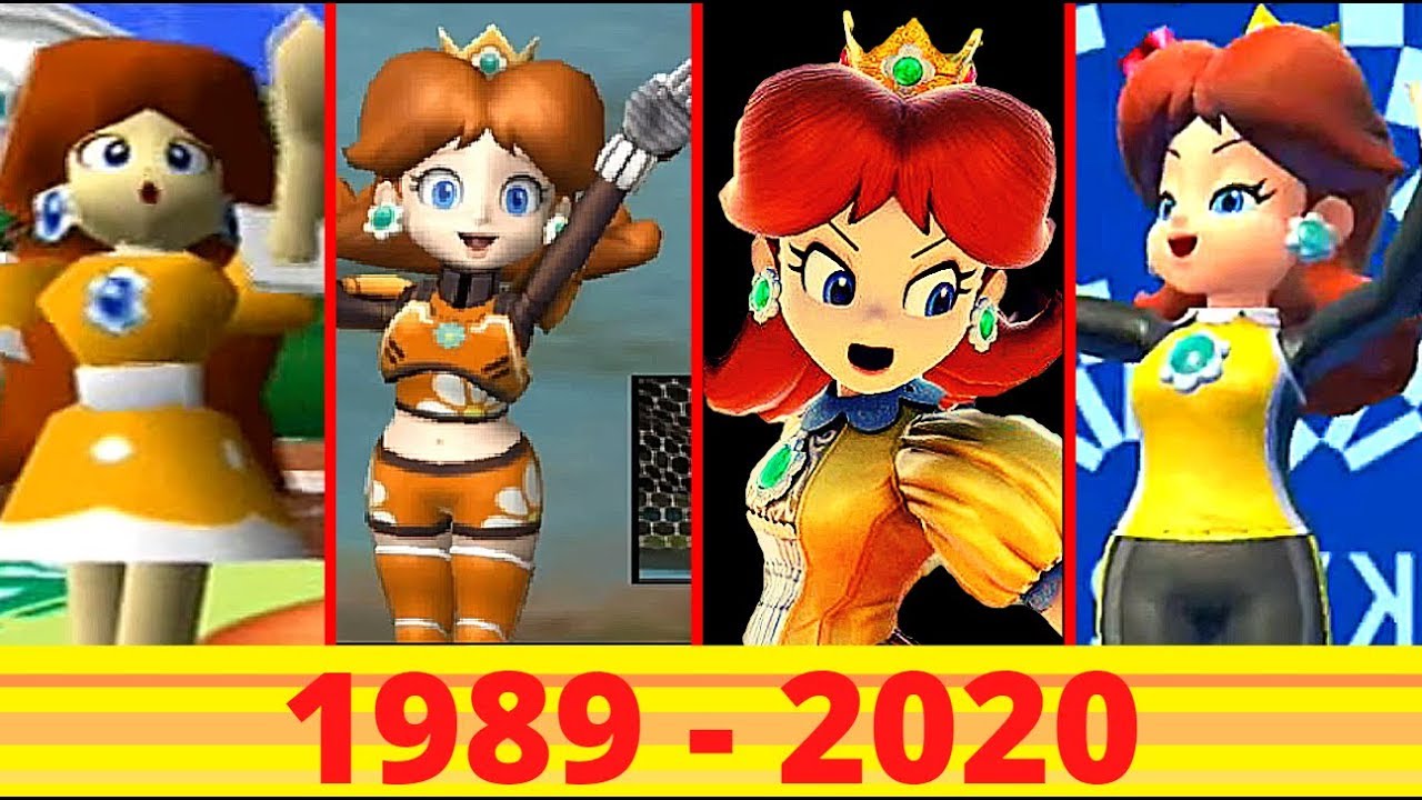 EVOLUTION OF PRINCESS DAISY OUTFITS (1989-2020)