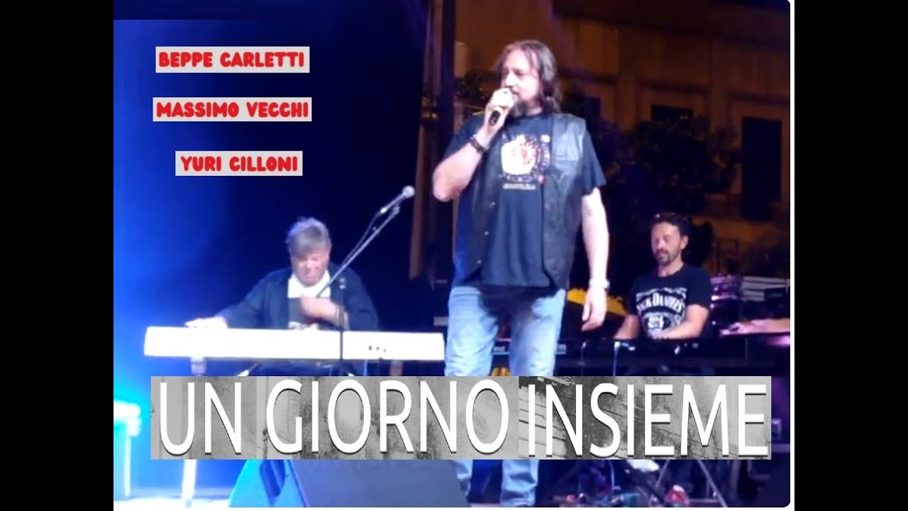 Yuri Cilloni ,Massimo Vecchi ,Beppe Carletti (Nomadi) - Un giorno insieme - Pachino (Sr)  14/10/2023