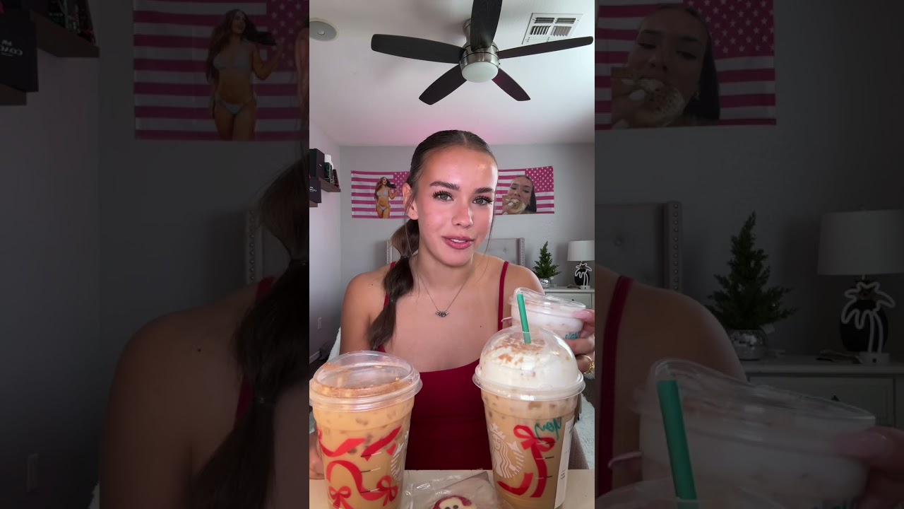 STARBUCKS CHRISTMAS MENU HONEST REVIEW 🎄☕️ #holidays #brutallyhonestreview #girltok #drinks
