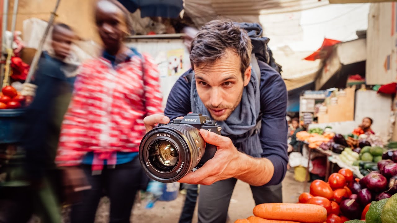 Taking Street Photos Of Strangers in Africa! Sony 50mm f/1.2 in Tanzania