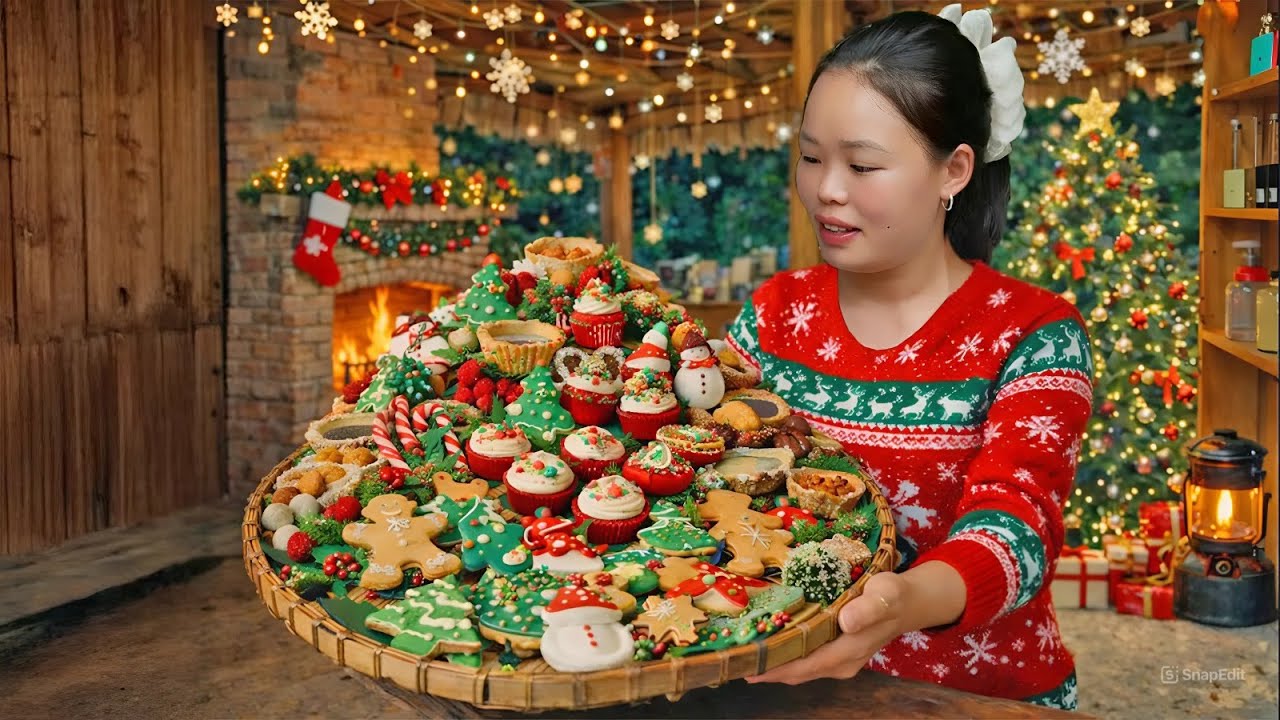 Merry Christmas: How to Make Christmas-Themed Cakes at Home - Christmas Baking | Trieu Mai Huong